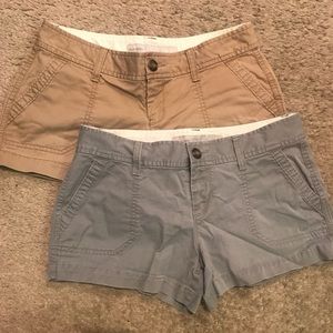 Set of Low-Rise Shorts